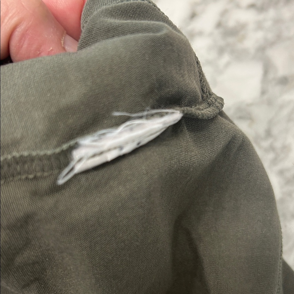 Athleta Olive Long Sleeve Wrap Top - Picture 5 of 6